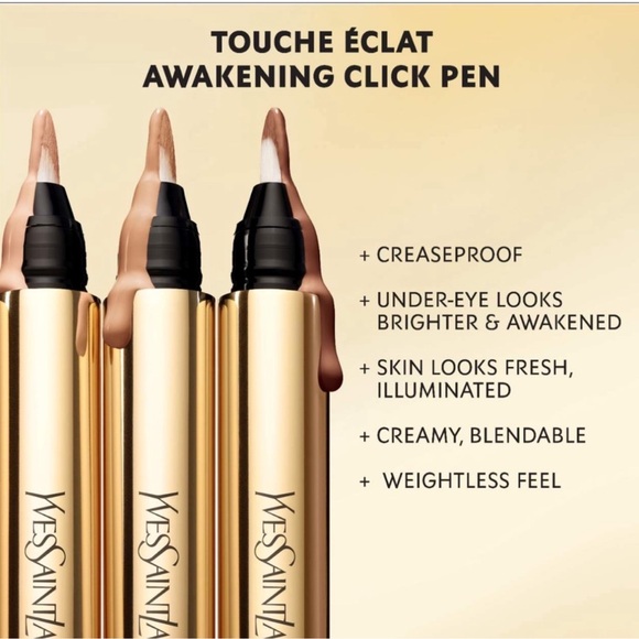 Yves Saint Laurent Touche Éclat Concealer in Shade 2 Ivory NEW IN BOX - Picture 3 of 5